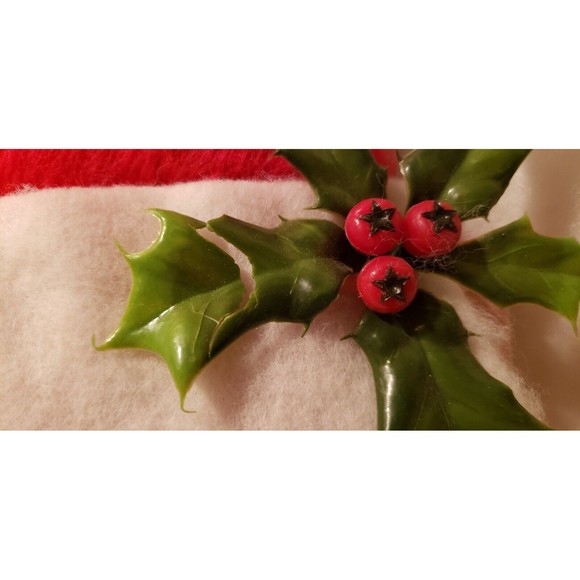 HTF 70's Santakins Felt Santa Face Christmas Door Wall Decor Tree Topper - Picture 9 of 9